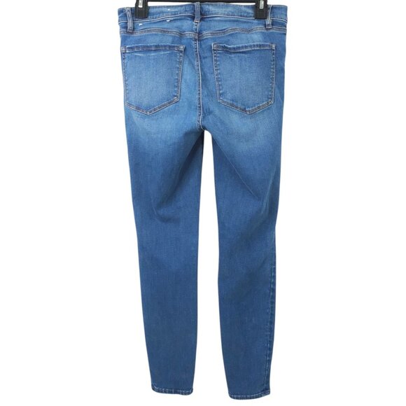 Loft Legging Jean Mid Rise Womens Size 28/6 Stretch Medium Wash Denim - Picture 2 of 14